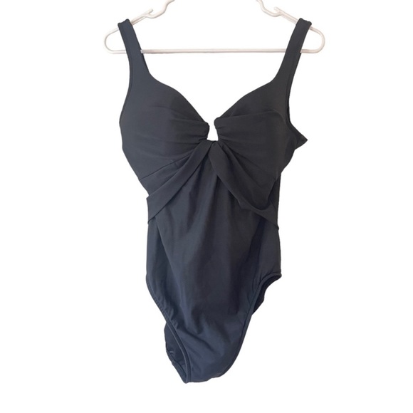 Miraclesuit Black Must Have Escape One-Piece Slimming Underwire Swimsuit Size 8 - Picture 8 of 13